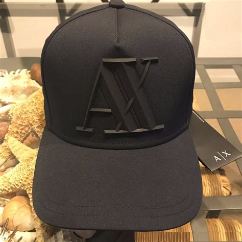 gorra armani exchange negra|armani gorra.